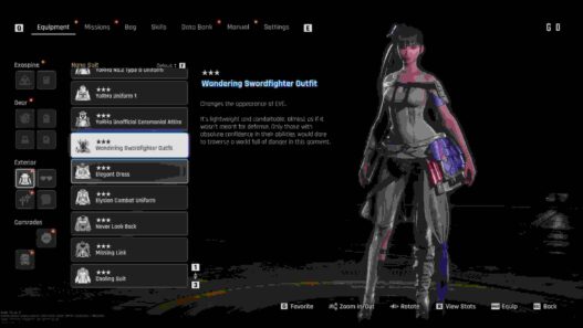 Starting save file with all outfits and gear unlocked in Stellar Blade. Includes NG+ and standard save. Requires Complete Edition.