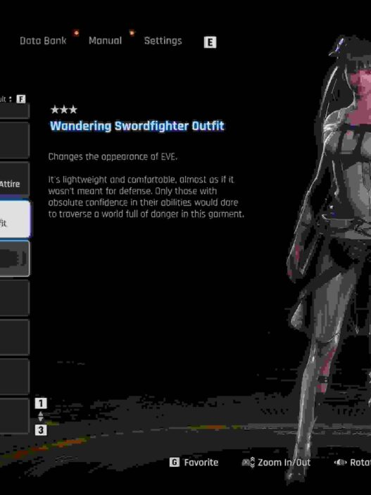 Starting save file with all outfits and gear unlocked in Stellar Blade. Includes NG+ and standard save. Requires Complete Edition.