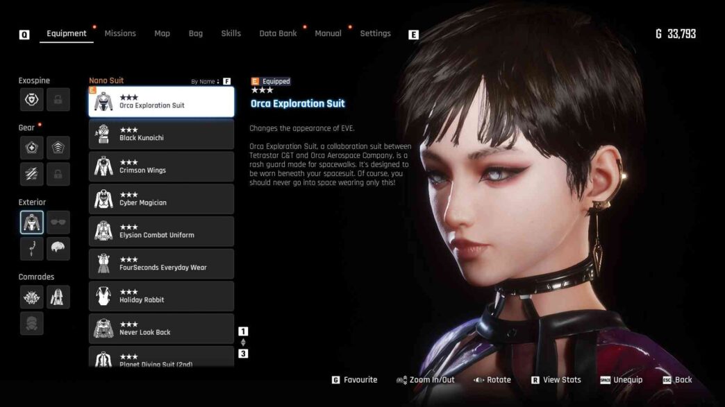 New makeup and eye colors for EVE in Stellar Blade. Only use one version. Easy install, fully cosmetic.