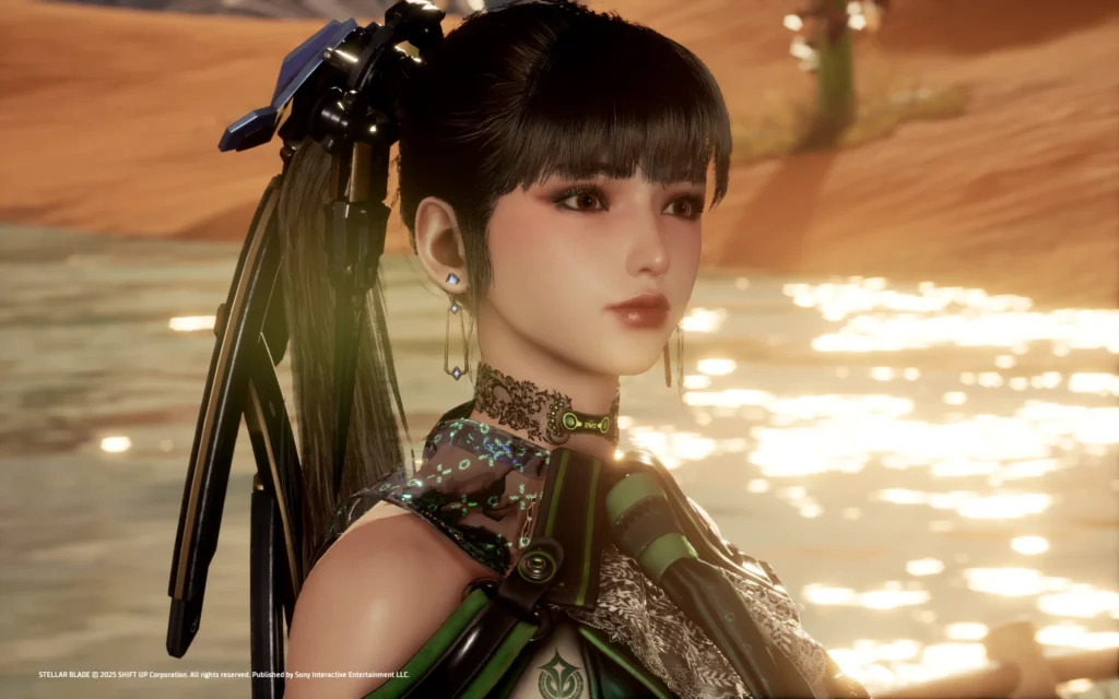 eve elegant makeup Elegant makeup for EVE with no neck seam. Enhances facial detail in Stellar Blade. Easy to install, compatible with most mods.