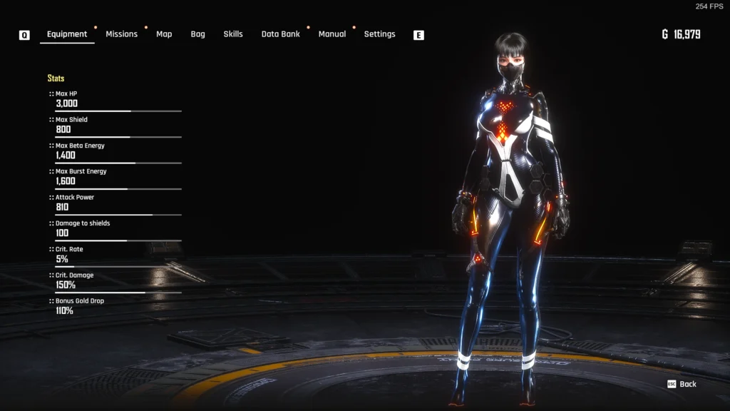 Noir Tachy Suit: Planet Diving Suit (Captain) Black Variant Download Noir Tachy Suit and Black Variant mod for Stellar Blade. Recolors Planet Diving Suit (Captain) with refined dark themes. Updated glow settings. How to install included.