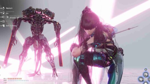 Replaces EVE’s skill combos with Scarlet’s working moveset, adds stun/knockdowns, optional 1-hit KO, invulnerability, and better dodge/parry windows. Combat-enhancing mod only works with one SkillTable-modifying file at a time.