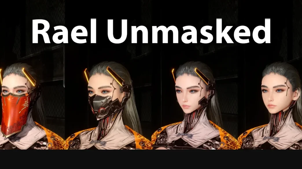 Rael Unmasked Removes masks from Rael, Quiel, and Shael in Stellar Blade. Download the latest version and learn how to install this facial reveal mod.