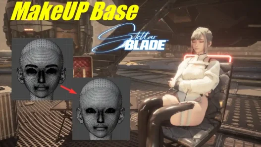 Removes Eve’s eyebrows for a makeup-ready base texture in Stellar Blade mods. Ideal for combining with other cosmetic mods.