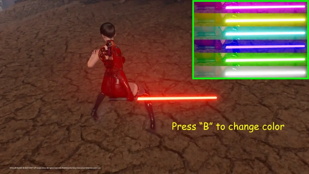 LightSaber Download latest version of Stellar Blade mods like Lightsaber Sword. Learn how to install and swap colors instantly with this sleek and stylish mod guide.