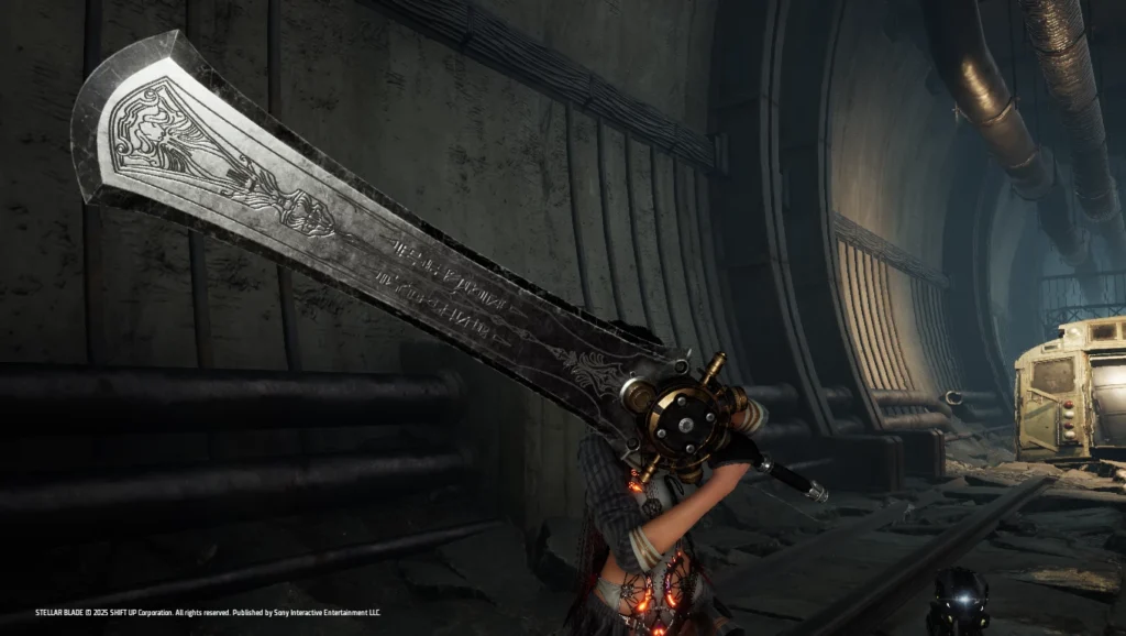Rune Blade Rune Blade mod replaces Eve's sword in Stellar Blade with a fantasy rune sword. Includes versions for ponytail and non-ponytail styles.