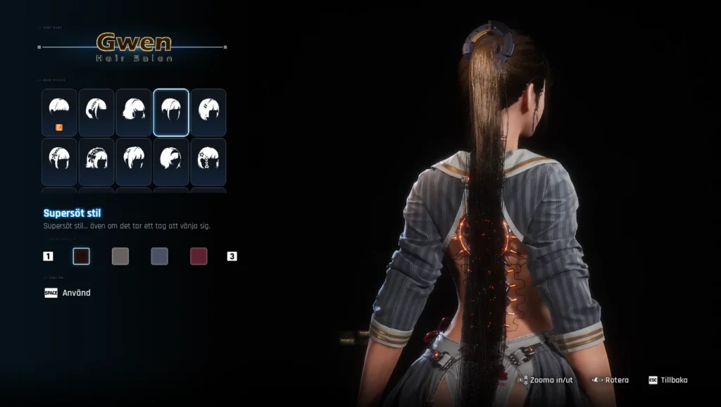 Hairpin For Weapon Mods Add a stylish hairpin to EVE’s tied-up hairstyles in Stellar Blade with 3 version to use the combined mod.