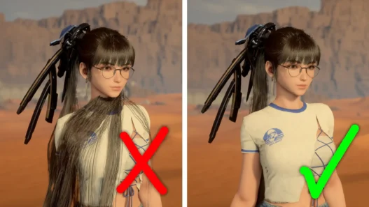 Fix Eve’s hair getting stuck during movement in Stellar Blade with this animation logic mod. This mod ensures her hair correctly resets to flow behind her character, improving visual consistency and immersion.