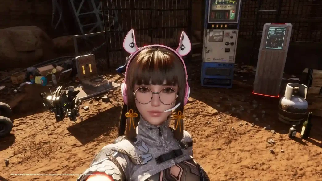 Stellar Blade mod that replaces Bunny earrings with Alice’s headphones. Wear them with any hair with cosmetic accessory mod with simple install.