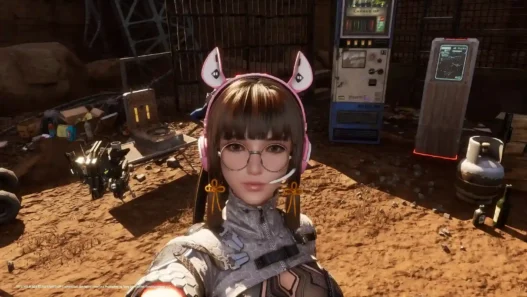 Stellar Blade mod that replaces Bunny earrings with Alice’s headphones. Wear them with any hair with cosmetic accessory mod with simple install.