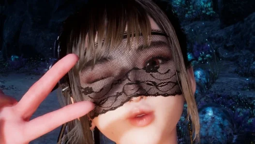 Replace Half-Frame Glasses with a stylish sexy veil mask in Stellar Blade mods for cosmetic mod to enhance EVE’s elegance.
