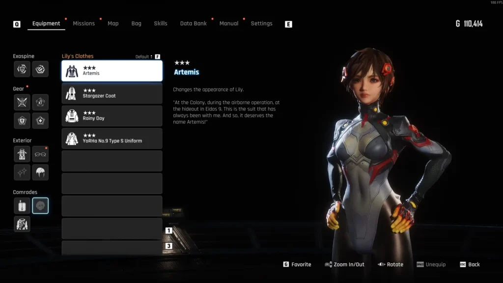 Peni Parker suit mod for Lily in Stellar Blade. Replaces her default outfit with a Spider-Verse inspired rivals model.