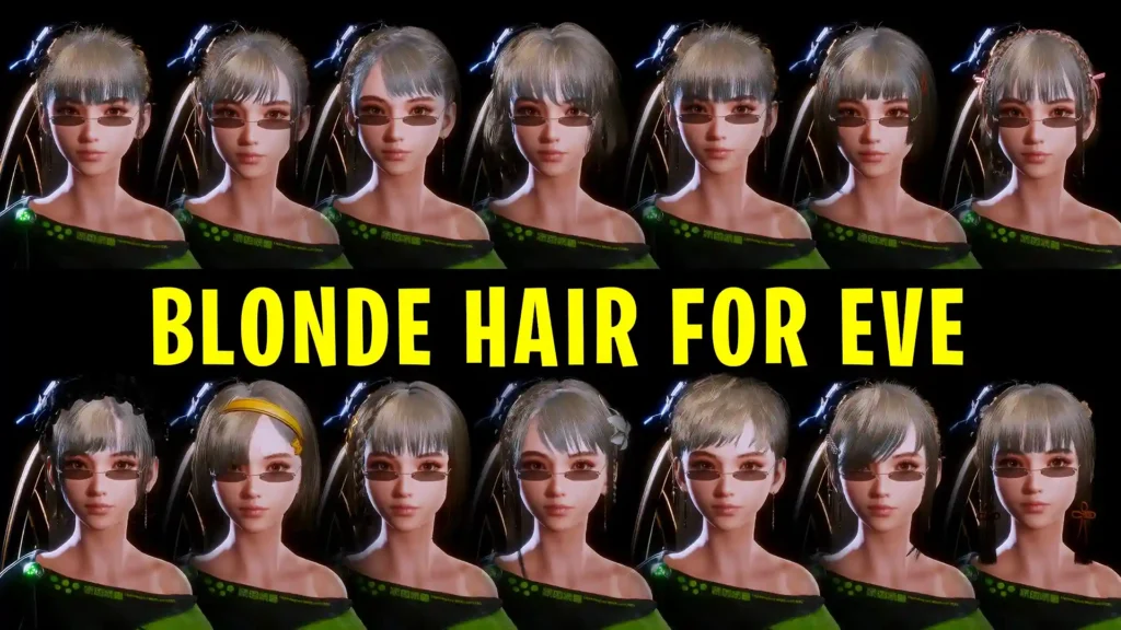 Blonde Hair Change EVE’s default hair to blonde in Stellar Blade with this simple mod with easy install, non-DLC only, and compatible with most texture packs.