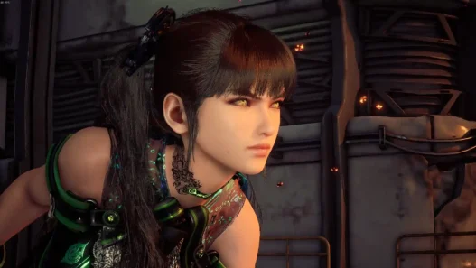 Give Eve mesmerizing golden glitter eyes in Stellar Blade. Easy installation for a radiant new look. Demo version tested.