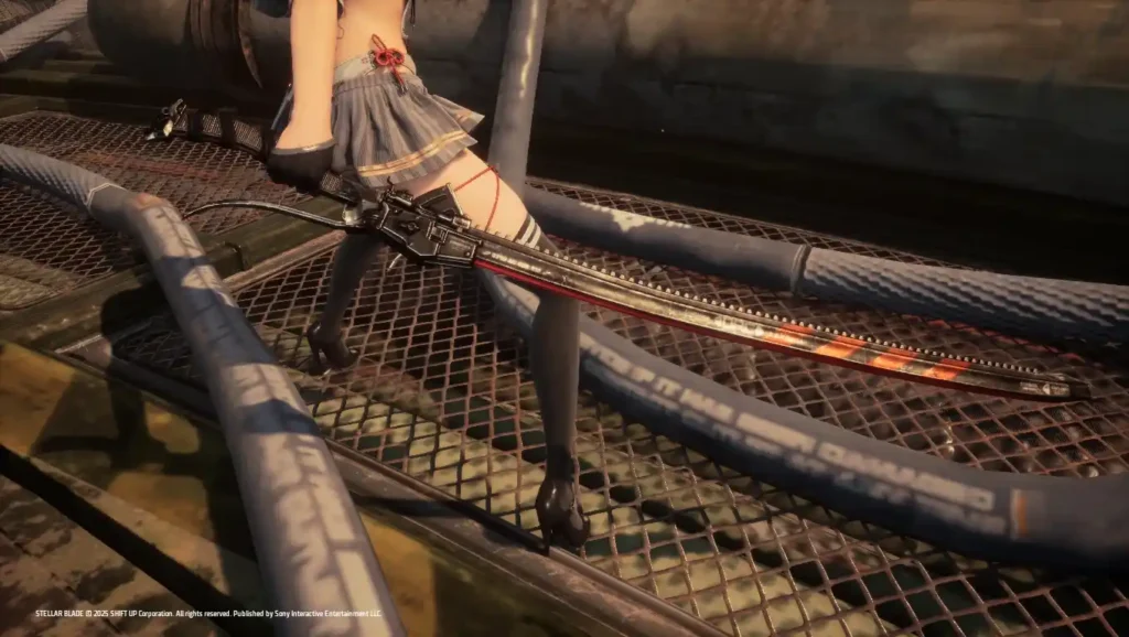 Mann Longsword Replace Eve’s sword with the clean, emissive-free Mann Longsword in Stellar Blade. Use without ponytail or with the Hairpin for Weapon Mods patch.