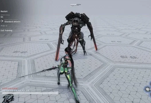 Scarlet - Fusion - Tachy - Eve Combo Moveset Skills Hybrid combo mod merging Scarlet, Fusion Blade, Tachy Mode, and Eve’s skills in Stellar Blade. Expanded moveset for dynamic combat.