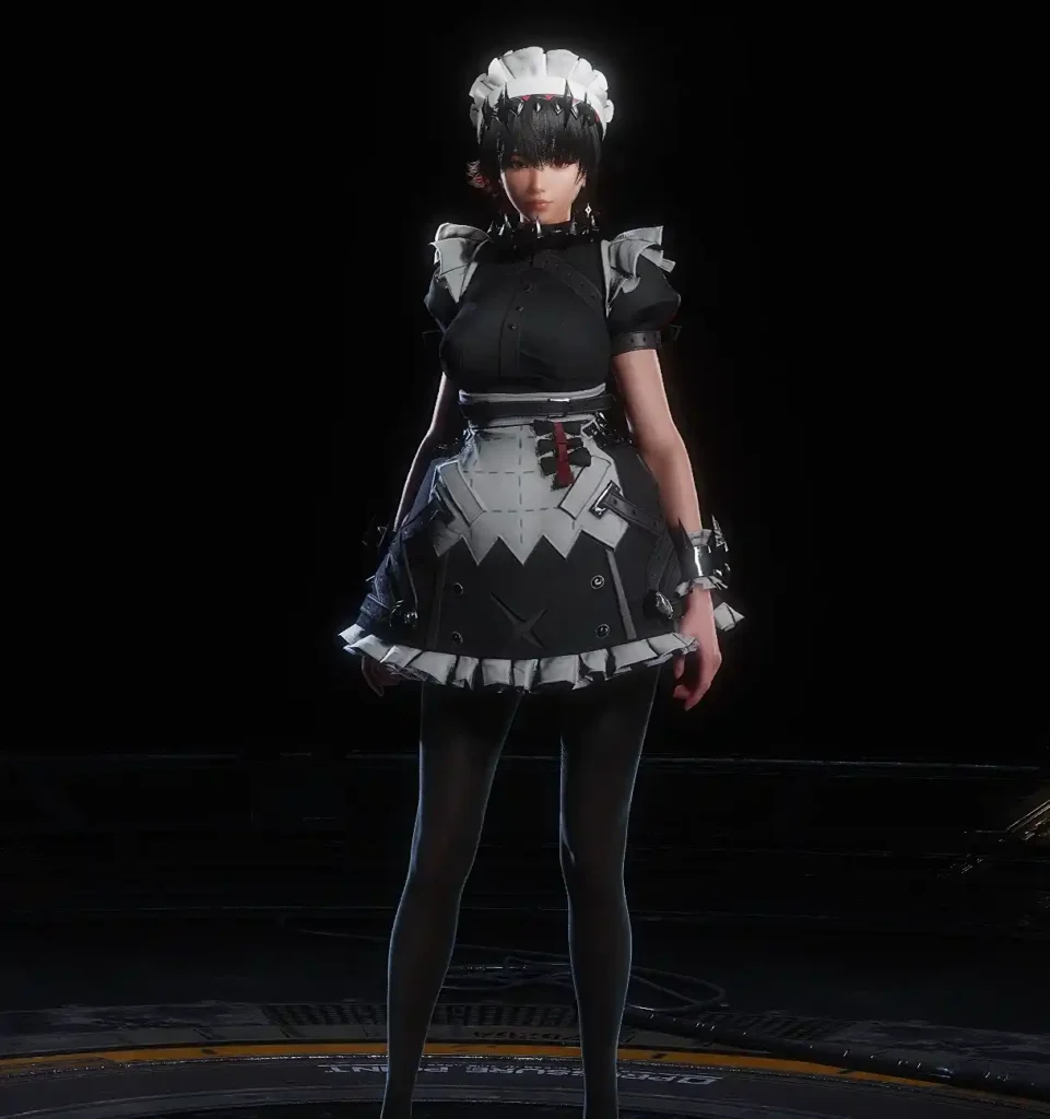 Ellen Joe Outfit - Hairstyle and Weapon Give Eve a fresh look with the Ellen Joe mod featuring a custom outfit, hairstyle, and matching weapon for Stellar Blade mods.