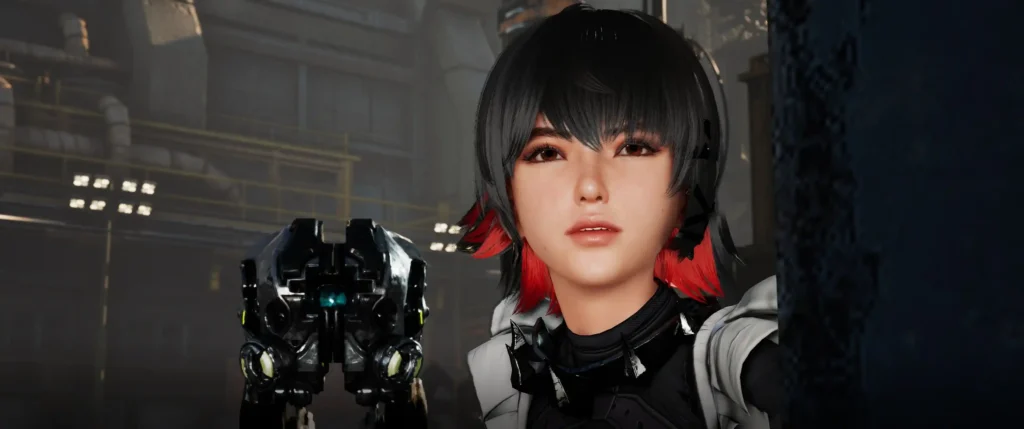 Ellen Joe Outfit - Hairstyle and Weapon Give Eve a fresh look with the Ellen Joe mod featuring a custom outfit, hairstyle, and matching weapon for Stellar Blade mods.