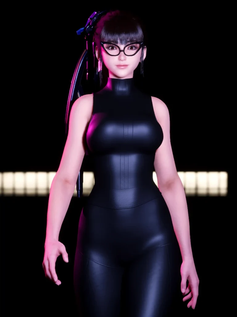 EVE Alita Outfit Leather-Latex Replaces Neurolink Skin in Stellar Blade with a leather-latex Alita-inspired suit for a sleek and cyberpunk-styled look.