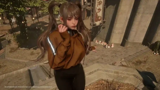 Mix Sporty Yellow with Cooling Suit in Stellar Blade. Includes 5 color options and two styles. Stylish hybrid outfit mod with hoodie and bodysuit combo.