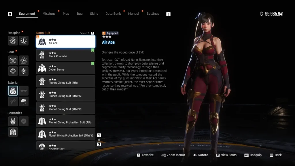 Eve - MK1 Mileena Replace Eve’s Air Ace nanosuit with MK1 Mileena’s outfit in Stellar Blade. High-detail Mortal Kombat mod for a fierce new look.