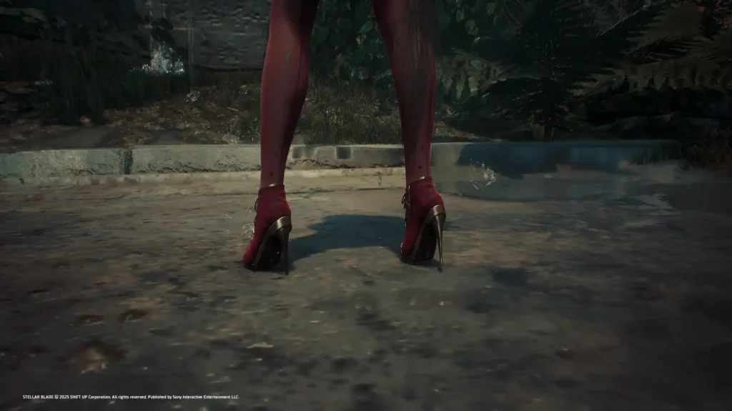 Add Heels to Pearl Nanosuits Add heels to all four Pearl nanosuits in Stellar Blade. Visual mesh mod for a more elegant look.