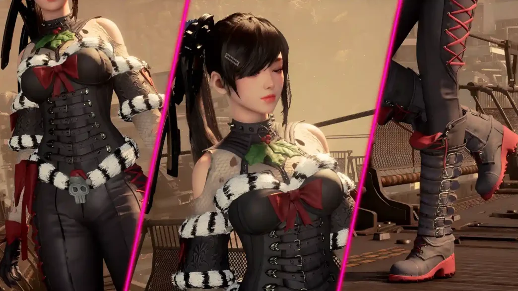 Replaces Santa Dress with a Holiday Sareena outfit for Eve in Stellar Blade mods.