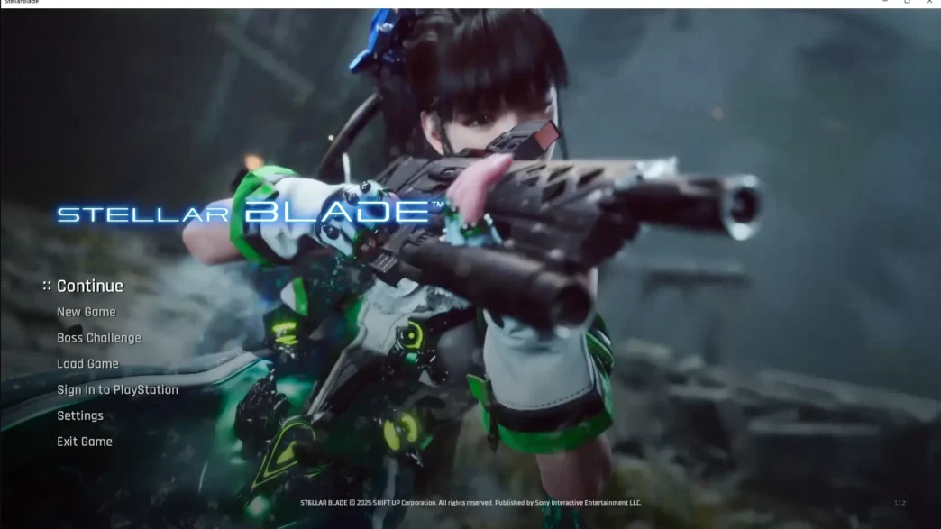 Replace Stellar Blade's default main menu animation with a dynamic Eve-focused scene. No NSFW content. Clean and stylish!