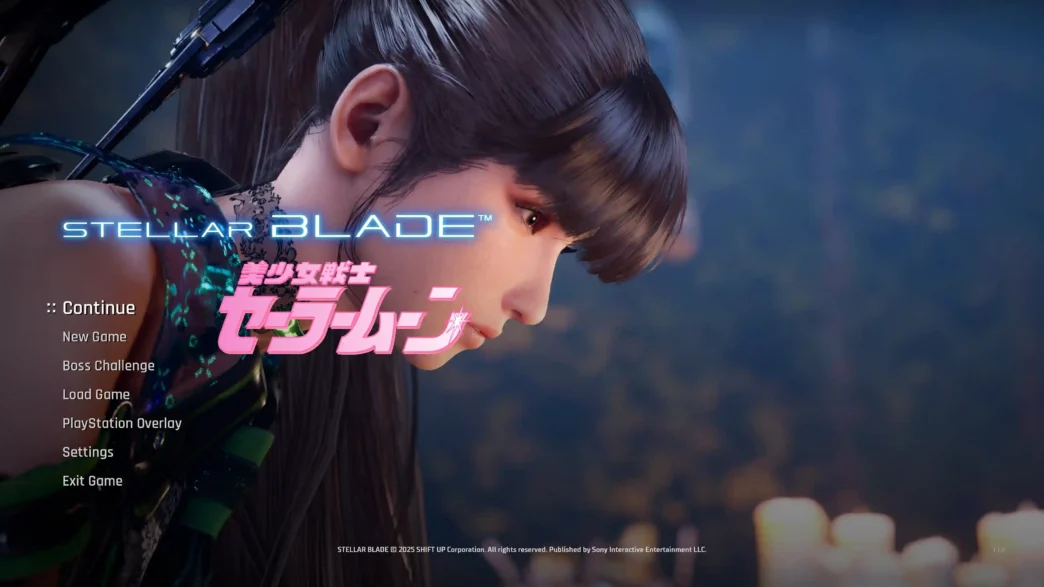 Bring nostalgia to Stellar Blade with the Sailor Moon main menu theme replacement. Just music—no logo changes with easy installation!