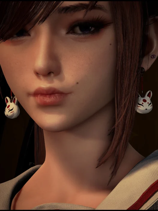 How to install Kitsune Fox Earrings mod for Stellar Blade – replaces rabbit earrings with fox-themed textures. Simple texture-only mod.