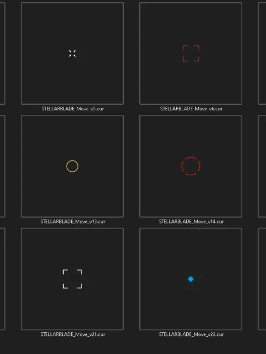 Stellar Blade-themed animated Windows cursors. Install with one-click script for Windows 10/11.
