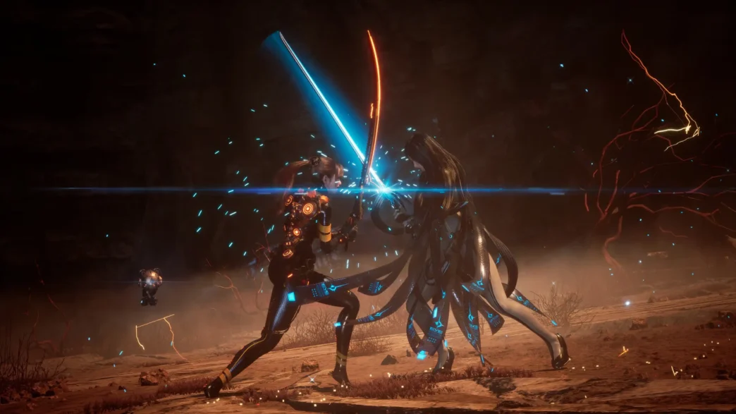 Splash Art Replacer - EVE x Raven Replaces Stellar Blade splash art with a custom EVE x Raven screenshot for a personalized game launch experience.