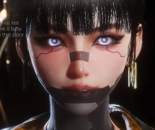 Cyberpunk face mod for EVE with eyeliner options. Learn how to install in Stellar Blade by adding to your ~mods folder. No gameplay impact.