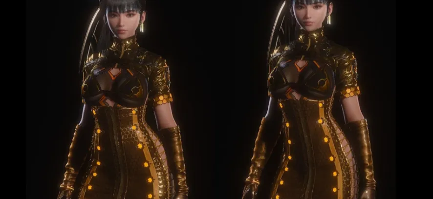 Slim Stargazer Suit How to install Slim Stargazer Suit mod for Stellar Blade. Reduces butt, thigh, and adjusts breast and stomach proportions.