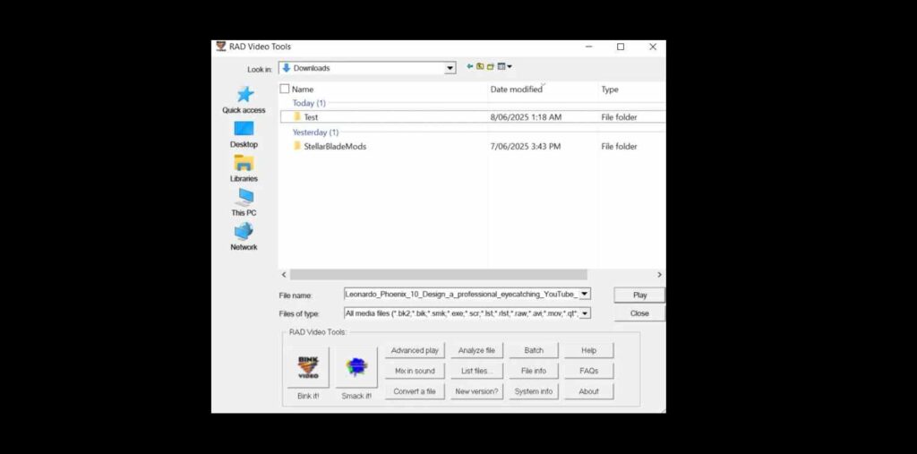 Stellar Blade Menu Background Changer Easily change Stellar Blade’s main menu background with your own videos. Includes video conversion, backup, and full customization support using RAD Video Tools.