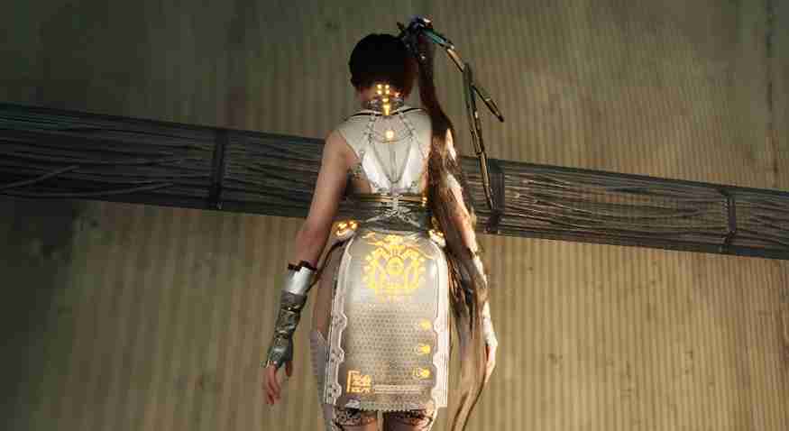 Black Stockings for White Kunoichi Outfit Enhance Eve’s White Kunoichi outfit in Stellar Blade with sheer black stockings for a sleek and stylish look.