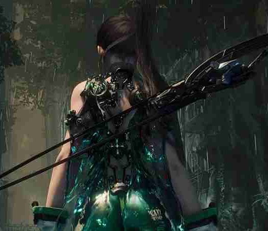 Keep Eve’s default sword unfolded and always holstered on her back in Stellar Blade with easy drag-and-drop installation.