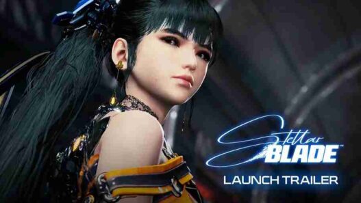 Replaces the Stellar Blade main menu video with the official launch trailer.