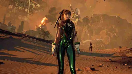 Recolor Stellar Blade's planet diving suit with a sleek black and green scheme. Simple installation for this cosmetic enhancement.