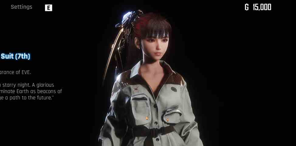 Replace the Planet Diving Suit (7th) with the stylish Air Ace costume in Stellar Blade. Includes full mesh swap with easy install with mod folder support.