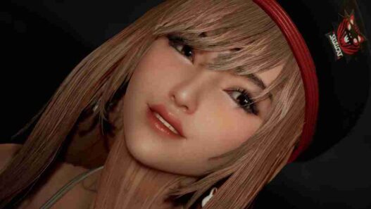 Add custom hand-painted aegyo sal makeup and eye textures for EVE in Stellar Blade. Includes multiple optional variants like no moles, soiled warrior face, neck tattoo, and dark hazel eyes.