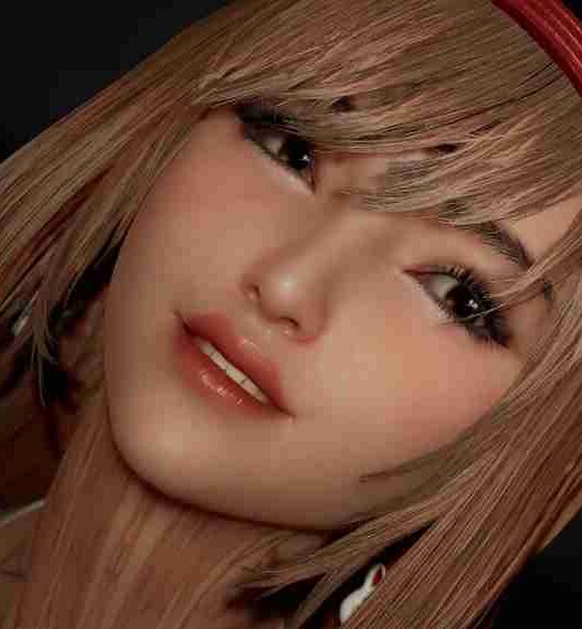 Add custom hand-painted aegyo sal makeup and eye textures for EVE in Stellar Blade. Includes multiple optional variants like no moles, soiled warrior face, neck tattoo, and dark hazel eyes.