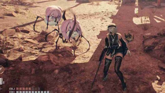 Creeper Doro mod replaces Stellar Blade’s small tail enemies with a twisted Doro creature. Includes versions for users with or without the NIKKE DLC.