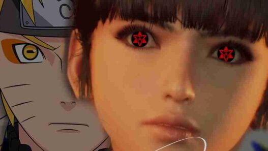 Add Naruto-style eyes to Eve in Stellar Blade. Includes Sharingan, Rinnegan, Byakugan, and more.