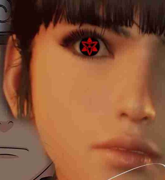 Add Naruto-style eyes to Eve in Stellar Blade. Includes Sharingan, Rinnegan, Byakugan, and more.