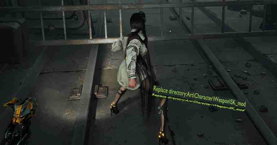 Fix accessory removal with custom weapons in Stellar Blade. This prerequisite mod ensures hair accessories stay visible when replacing weapon meshes.