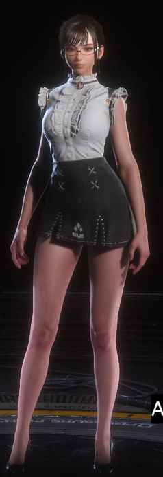FourSeconds Everyday without underskirt and bow Mod for Stellar Blade that removes the underskirt, bow, and trinkets from the FourSeconds Everyday outfit for a cleaner, sleeker look.