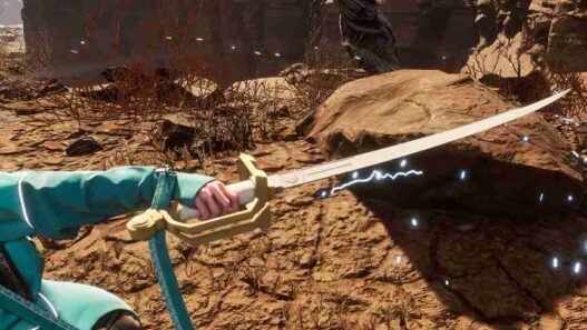 Replace Eve’s sword in Stellar Blade with the CQC-2 Saber from Helldivers 2 which includes two size options with stylish and combat-ready weapon mod.