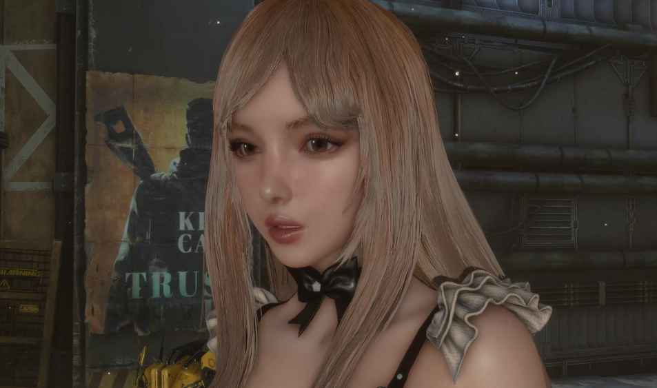 Removed hat on Standard long hair Removes hat from the Standard Long Hair in Stellar Blade (NIKKE DLC required) to clean long hairstyle mod for a minimalist look.
