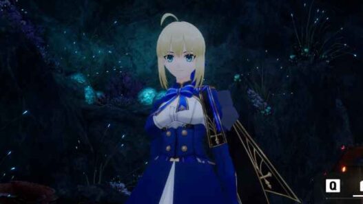 Replace Eve’s default outfit with Saber from Fate in Stellar Blade. Remove watermark with spacebar, toggle model with Y key.